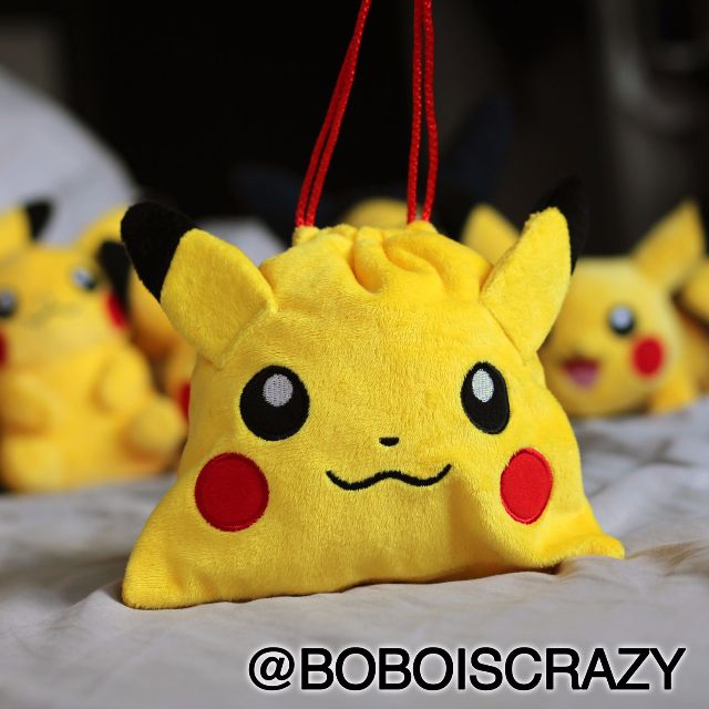 Pokemon Center Mega Tokyo Original Pikachu Drawstring Pouch ポケモンセンターメガトウキョーオリジナル 巾着 ピカチュウ Toys Games Bricks Figurines On Carousell
