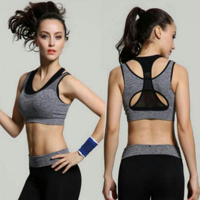 double support sports bra