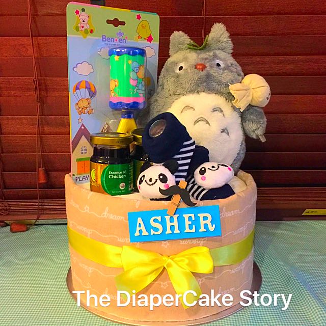 totoro diaper cake