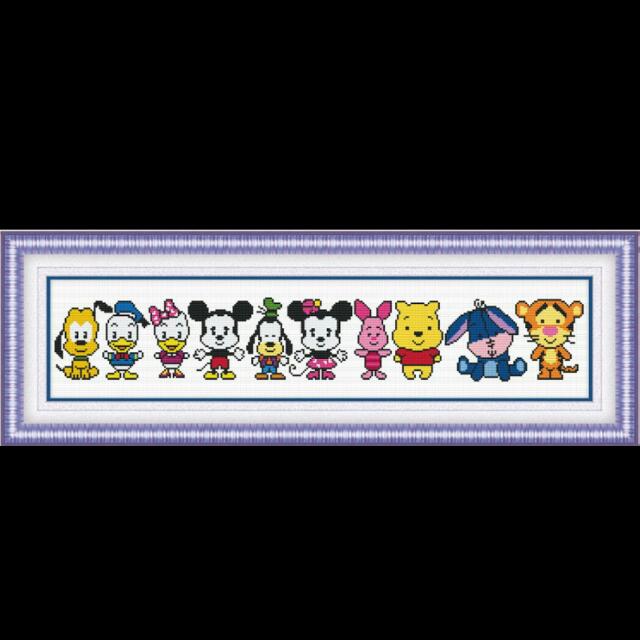 Tsum tsum cross stitch top