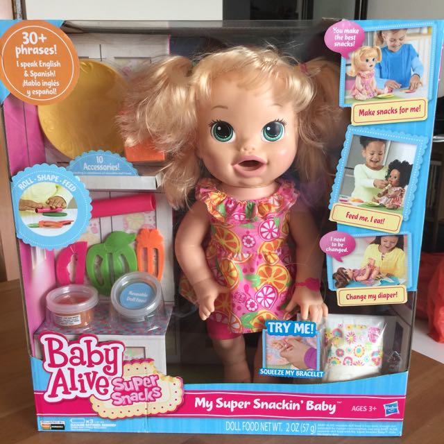 RESERVED Baby Alive My Super Snacking Baby Doll Babies Kids