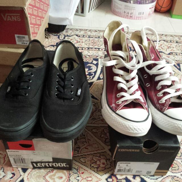 All sale maroon vans
