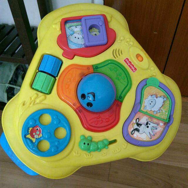 fisher price lights and sounds activity table