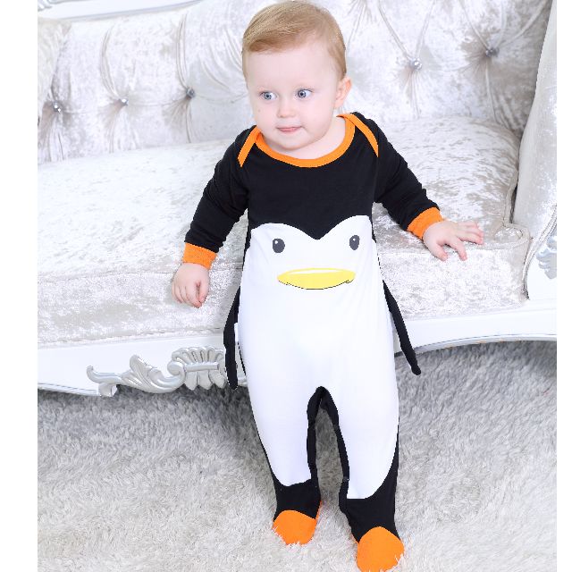 Penguin Onesie, Babies & Kids, Babies & Kids Fashion on Carousell