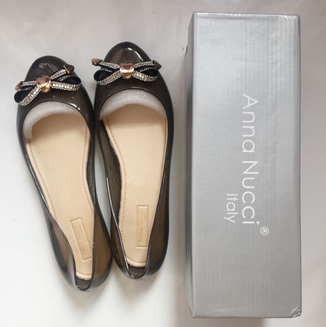 Anna Nucci Italy Jelly Flat Shoes