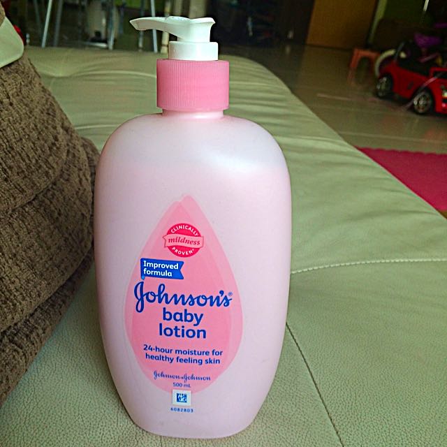 johnson lotion pink