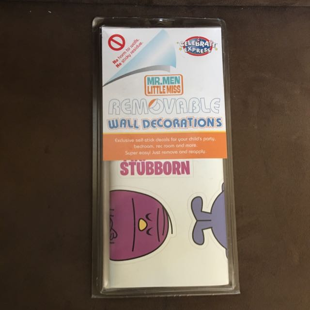 Mr Men Little Miss Removable Wall Decorations Babies Kids On Mr Men Little Miss Removable Wall
