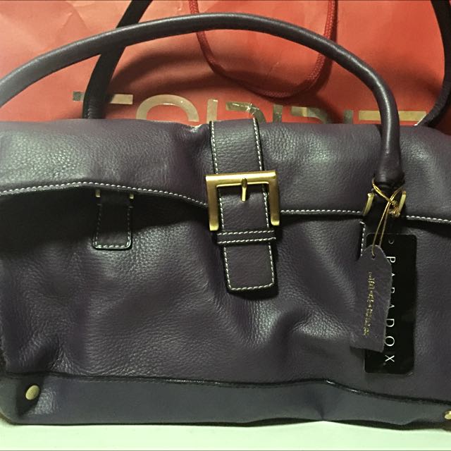 paradox leather purse