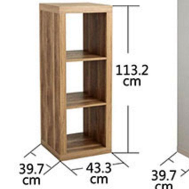 Solid Wood KALLAX Ikea Design 3 Holes Pigeon Holes Shelving Units