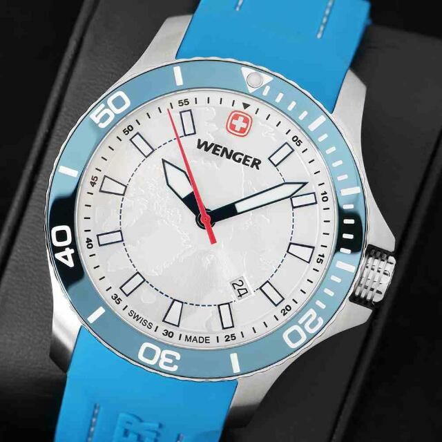 Wenger seaforce blue dial hot sale men's watch