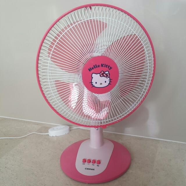 Hello Kitty Desk Fan Home Appliances On Carousell