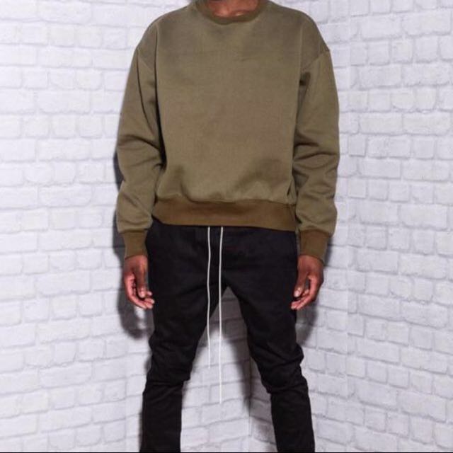 Yeezy green sweater outlet