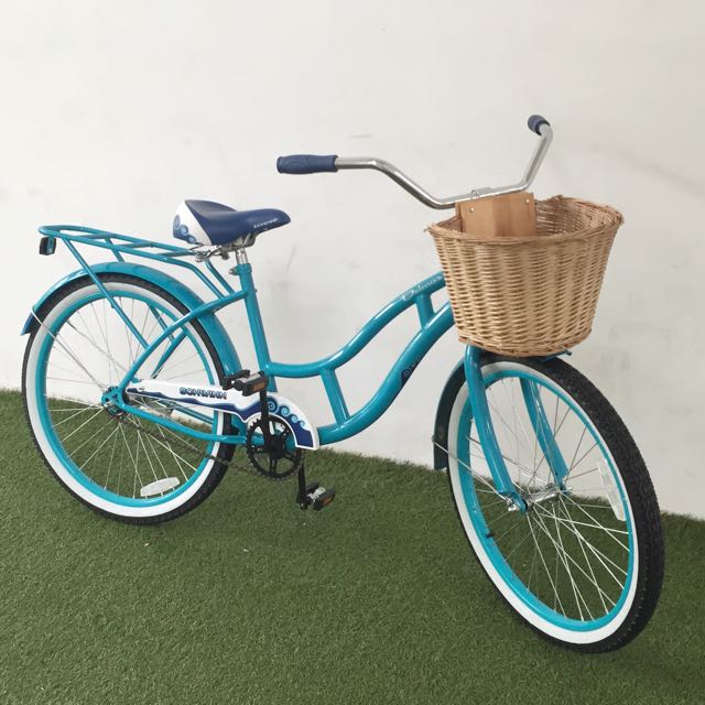turquoise cruiser bike