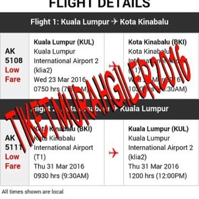 Tiket Murah Airasia Tickets Vouchers Event Tickets On Carousell
