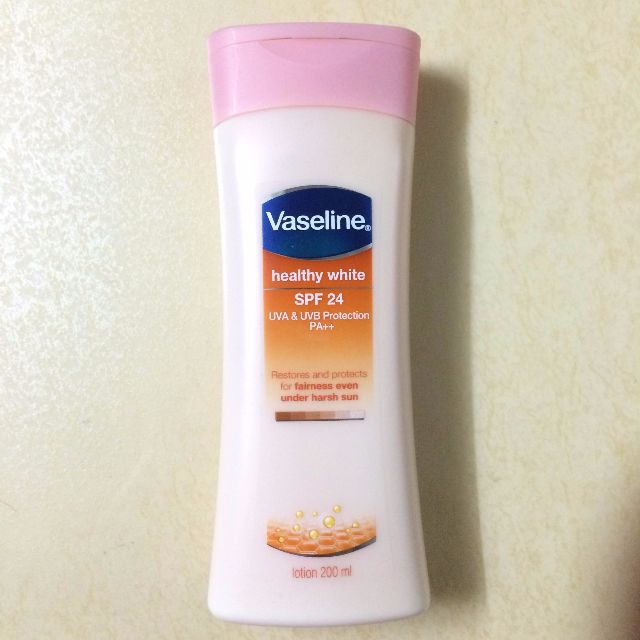 Vaseline Healthy White Body Lotion Spf 24 200ml Health Beauty Skin Bath Body On Carousell