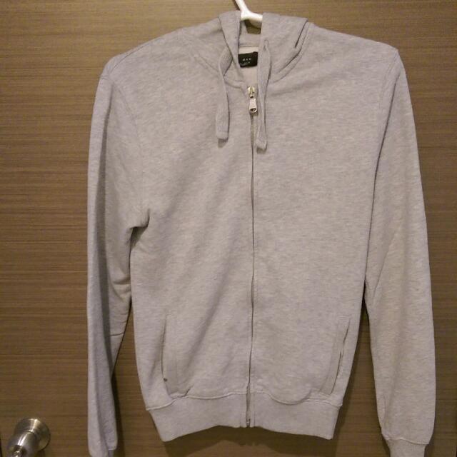 basic grey hoodie zara