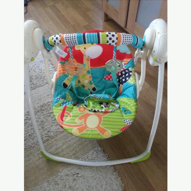 Hargaruntuh60 Bright Starts Roaming Safari Portable Swing