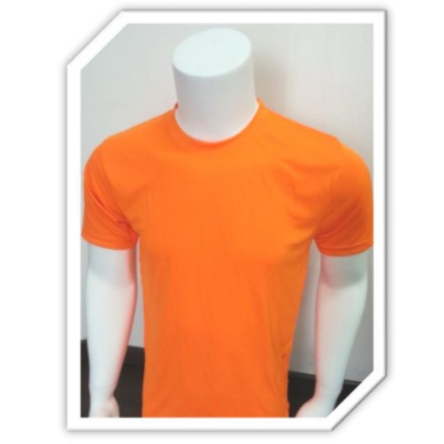 neon orange dri fit shirt