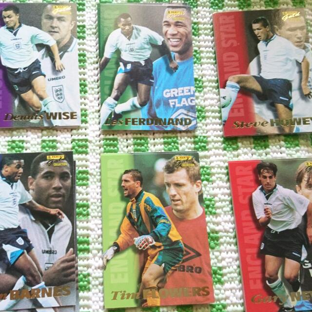 Panini Gold Collection England Stars Cards John Barnes Gary