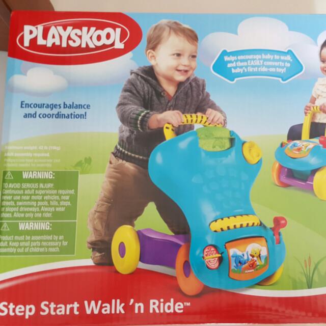 Playskool step start walk and ride discount