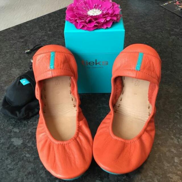 Tieks By Gavrieli Ori Leather Flat Ballet Shoes Women s