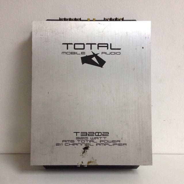 Total Mobile Audio ModelT3202 2Channel Amplifier, Car Accessories on