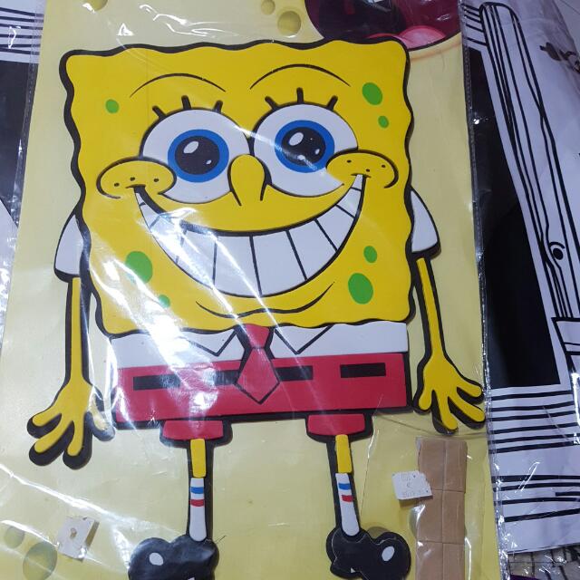 3d Spongebob Square Pants Room Decor Sticker Babies Kids On