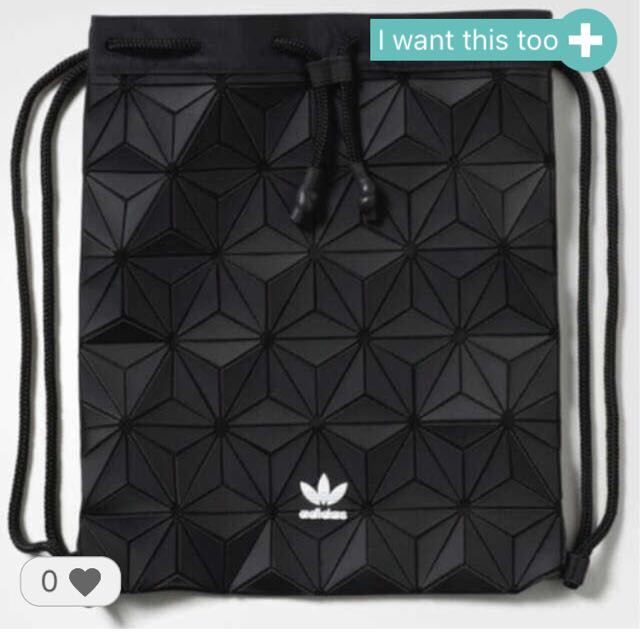 Adidas issey outlet miyake drawstring bag
