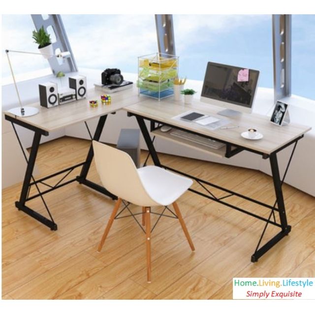 Brand New Japanese Inspired Computer Table Desk L Shape Table
