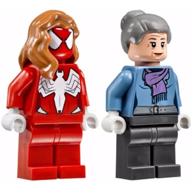NEW LEGO SPIDER-GIRL MINIFIGURE NEVER ASSEMBLED from Heroes Set 76057 FIG ONLY