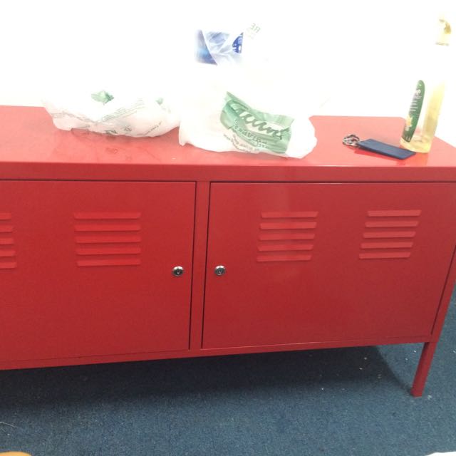 Red TV Console, Furniture & Home Living, Furniture, TV Consoles on