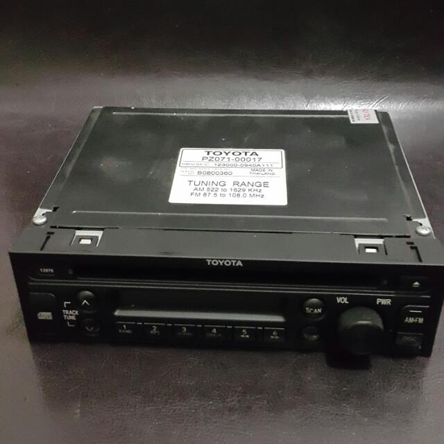 Toyota Cd Player, Auto Accessories on Carousell