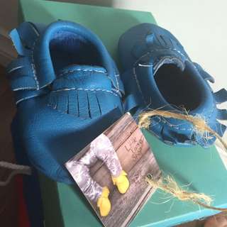 Authentic Baby Mocasins Leather