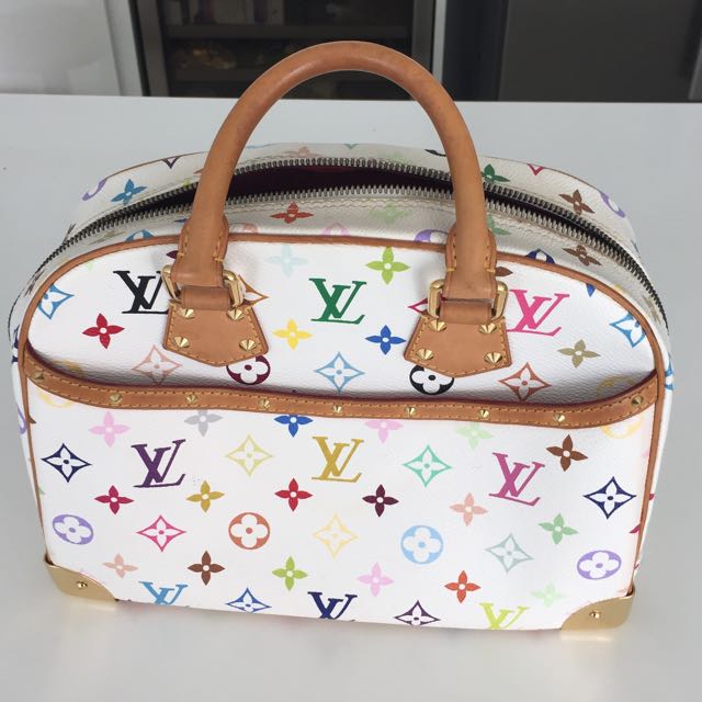 Authentic Louis Vuitton Multi-color Trouville Discontinued, Women's  Fashion, Bags u0026 Wallets, Purses u0026 Pouches on Carousell