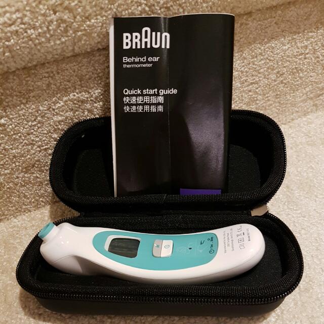 braun behind ear thermometer