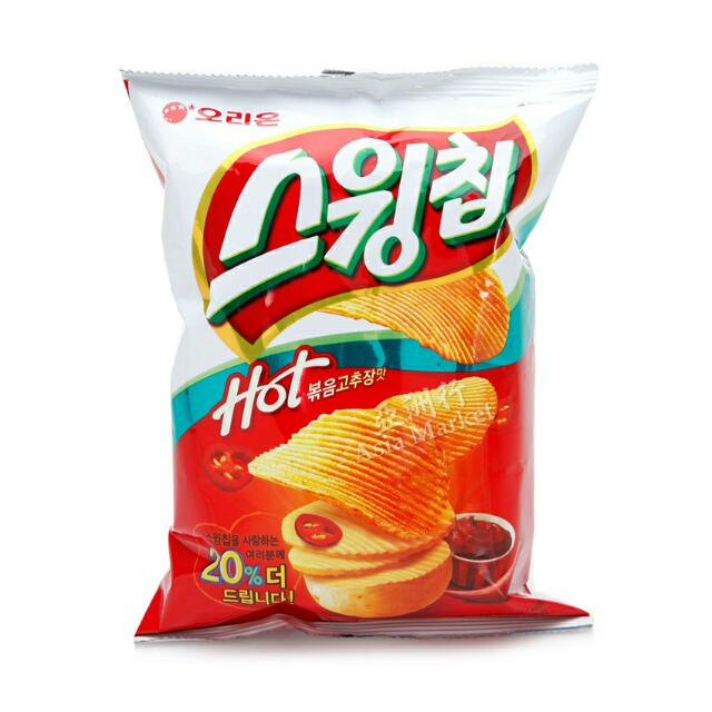 Korea Orion Swing Chip Hot Chilli 60g SOLD / Soy Sauce Chicken 60g SOLD