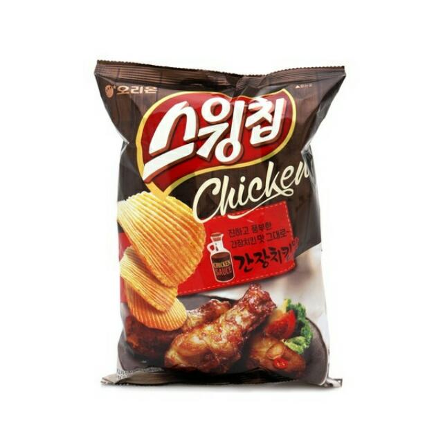 Korea Orion Swing Chip Hot Chilli 60g SOLD / Soy Sauce Chicken 60g SOLD