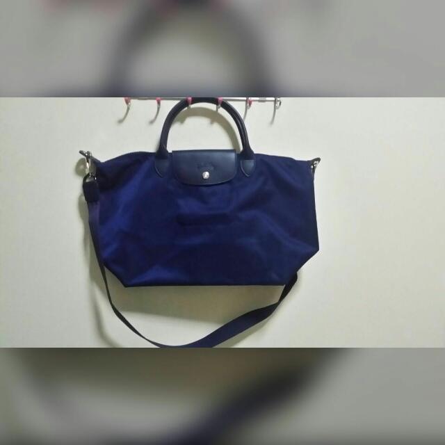 Longchamp neo navy cheap