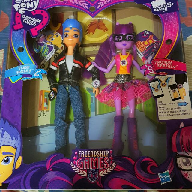 my little pony equestria girl twilight and flash