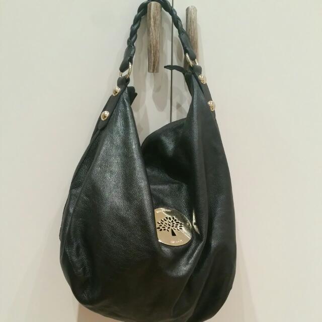 mulberry tote bag black