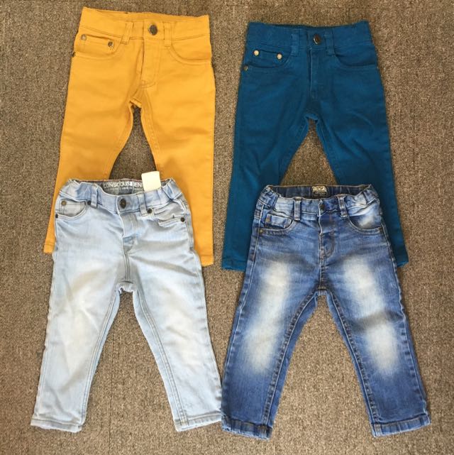 Set Of Baby boys skinny Pants, Babies & Kids, Babies & Kids Fashion on