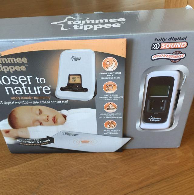 New Tommee Tippee Digital Baby Monitor Wt Movement Sensor Pad