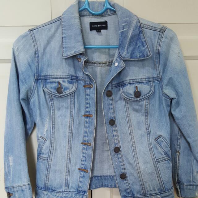 Warehouse best sale trucker jacket