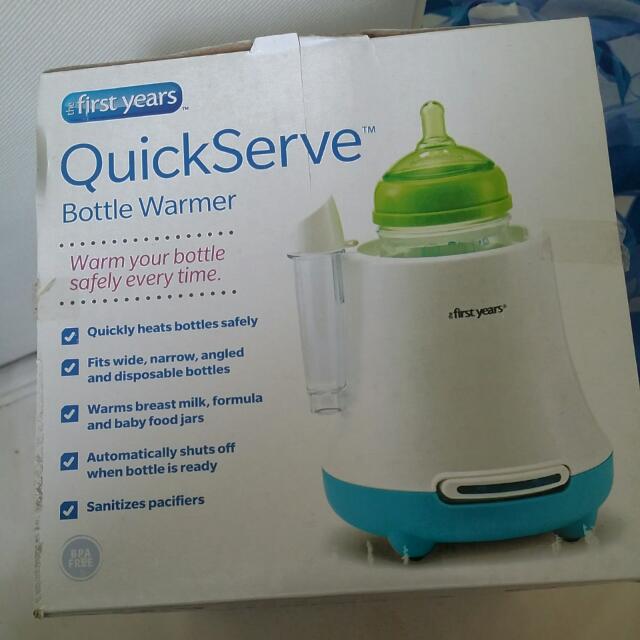 the first years quick serve bottle warmer