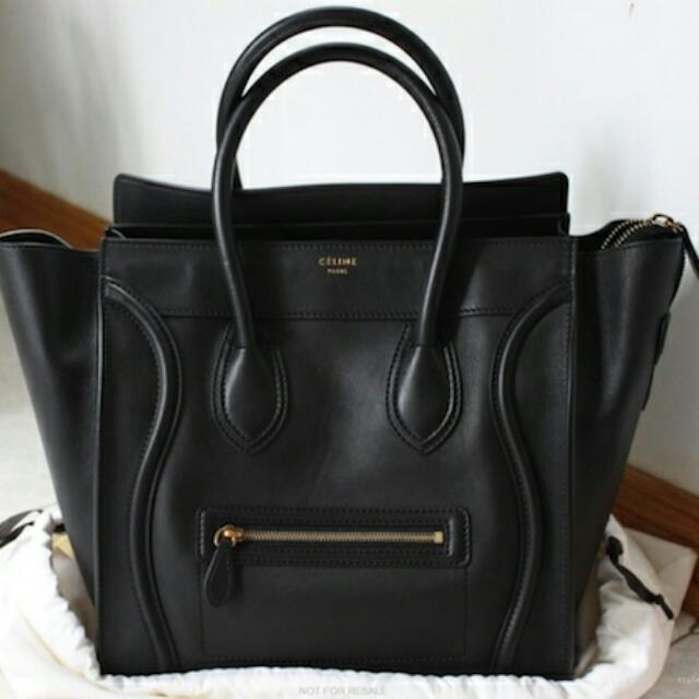 celine soft leather bag