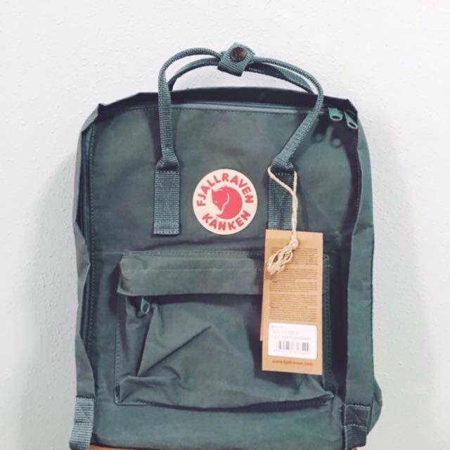 Cream green kanken online