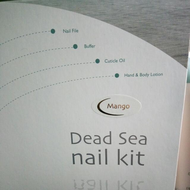 Dead Sea Nail Kit, Beauty & Personal Care, Face, Face Care on Carousell