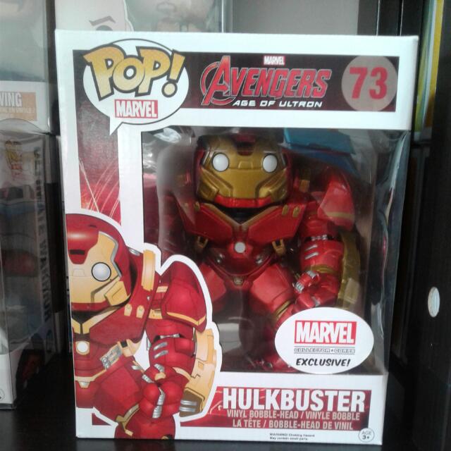 Funko Pop Marvel Avengers Hulkbuster Toys Games Bricks Figurines On Carousell