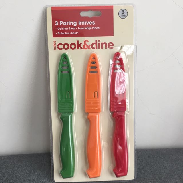 3 Paring Knives From Coles, TV & Home Appliances, Kitchen Appliances