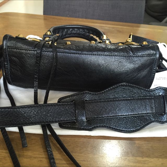 🔥SALE🔥 Balenciaga Small City Bag With Mirror Crossbody Black Pre